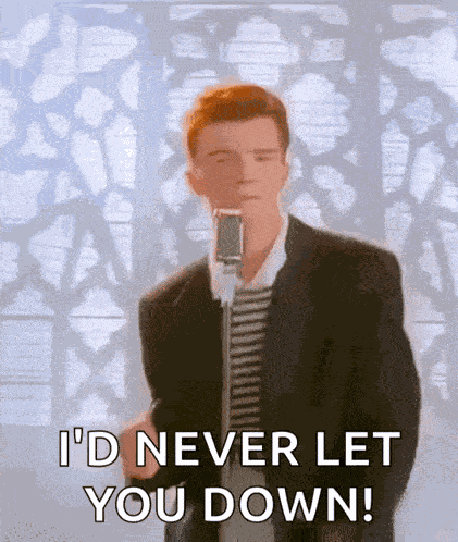 Rick Roll Rick Ashley GIF