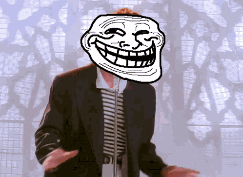 Rickroll Trollface GIF