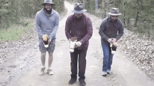 Riding Toy Horse Stick Horses GIF