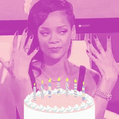 Rihanna Cake GIF