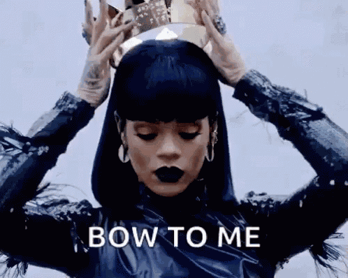 Rihanna Crown GIF