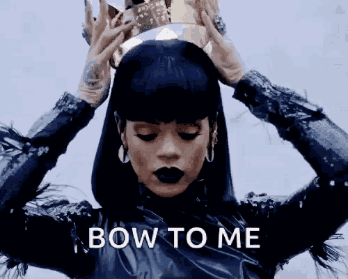 Rihanna Crown GIF