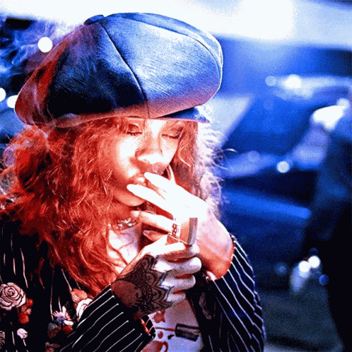 Rihanna Nellalaw GIF