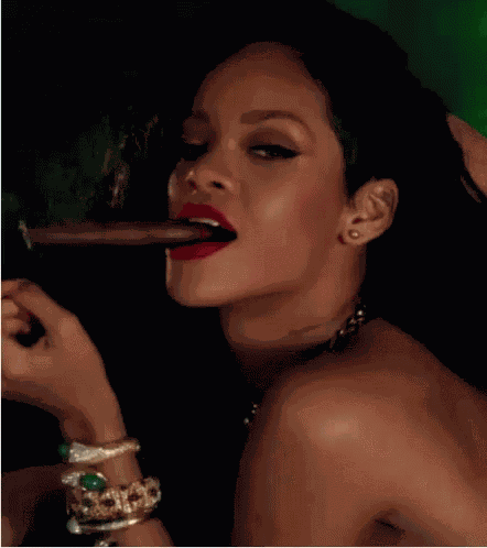 Rihanna Wink GIF