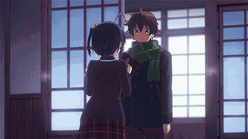 Rikka Hug Anime GIF