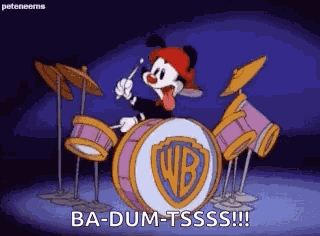Rimshot Animaniacs GIF