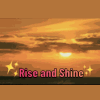 Riseandshine Morning Sticker