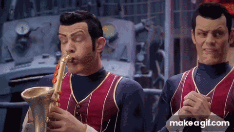 Robbie Rotten Saxophone GIF