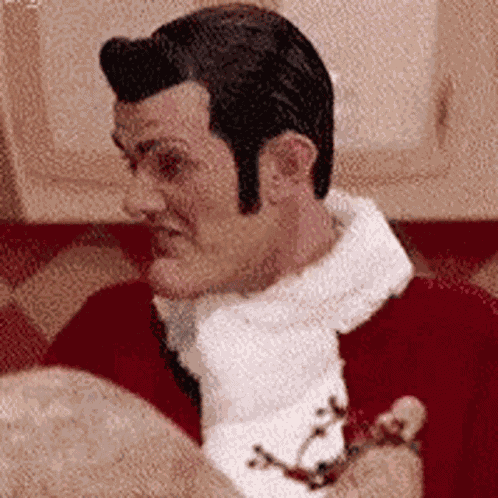 Robbie Rotten Shocked GIF