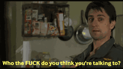 Robert De Niro Martin Scorsese GIF
