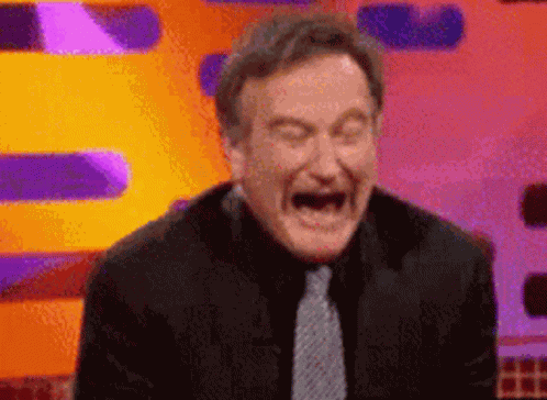 Robin Williams Laugh GIF