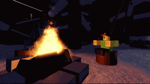 Roblox Fire GIF