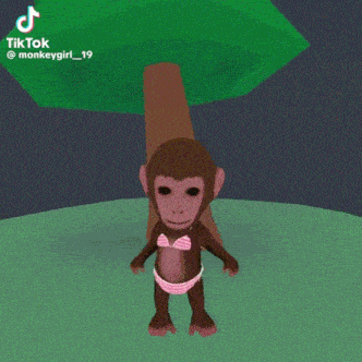 Roblox Meme Monkey Girl GIF