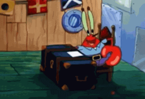 Robot Krabs Penny GIF