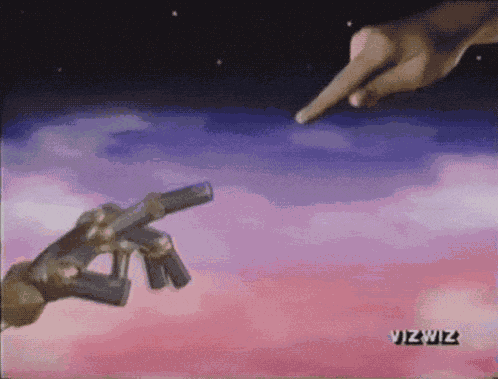 Robot Robot Human Touch GIF