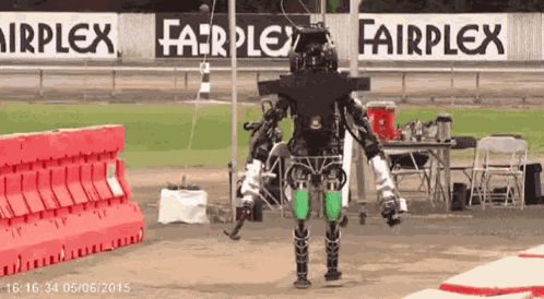Robot Tripping GIF