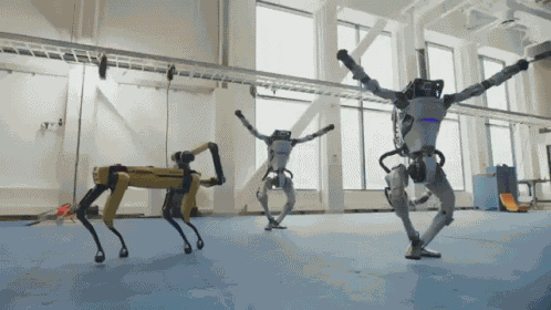 Robots Dancing GIF