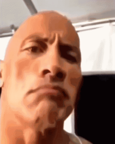 Rock Eyebrow GIF