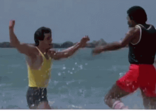 Rocky Hug GIF