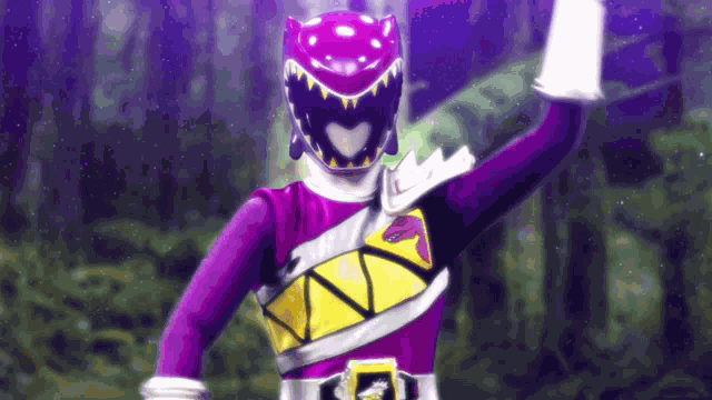 Roll Call Kyoryu Violet GIF