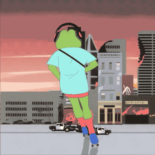 Roller Pepe Pepe Roller GIF