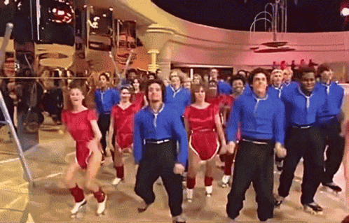 Roller Skating Xanadu GIF