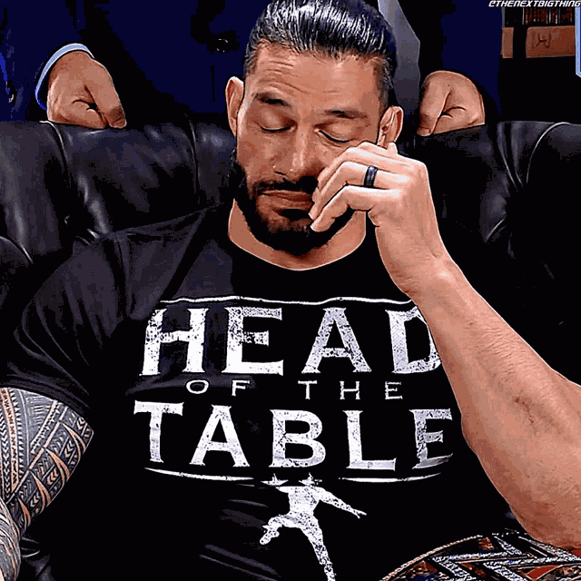 Roman Reigns Headache GIF