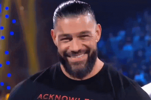 Roman Reigns Laughing GIF