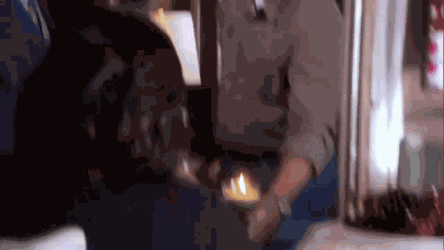 Ron Swanson Candle GIF