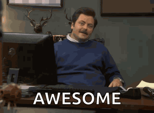 Ron Swanson Nick Offerman GIF