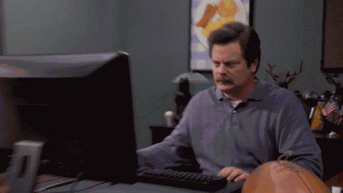Ron Swanson Trash GIF