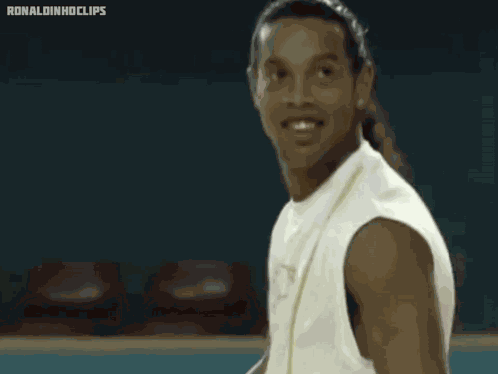 Ronaldinho Gaucho Smile GIF