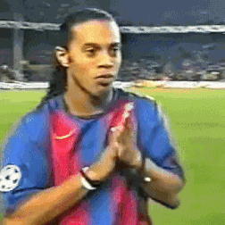 Ronaldinho Licking Lips GIF