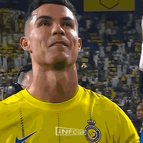 Ronaldo Al Nassr Wink GIF