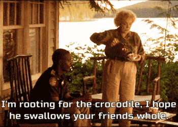 Rooting For Crocodile Eat Your Friends Whole GIF