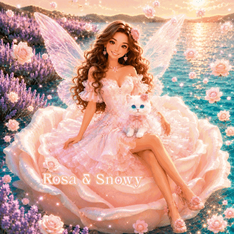 Rosa Noctilia Rosa And Snowy GIF