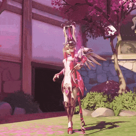Rose Gold Mercy GIF