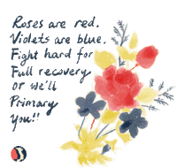 Roses Are Red Violets Are Blue Sticker