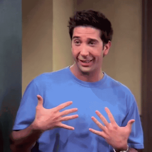 Ross Geller Friends GIF