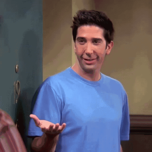 Ross Geller Friends GIF