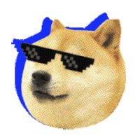 Rotate Doge Sticker