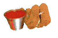 Rotating Food Rotating Breadsticks Sticker