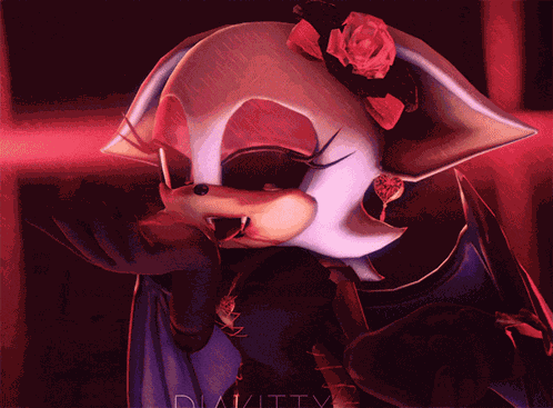 Rouge The Bat Vampire GIF