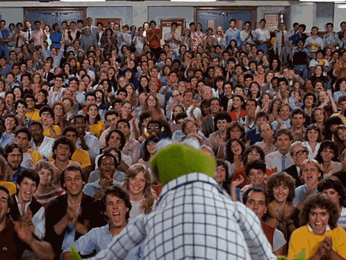 Round Of Applause Kermit The Frog GIF