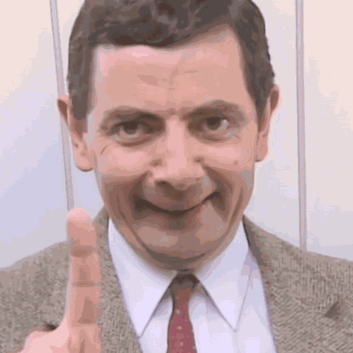Rowan Atkinson Mr Bean GIF