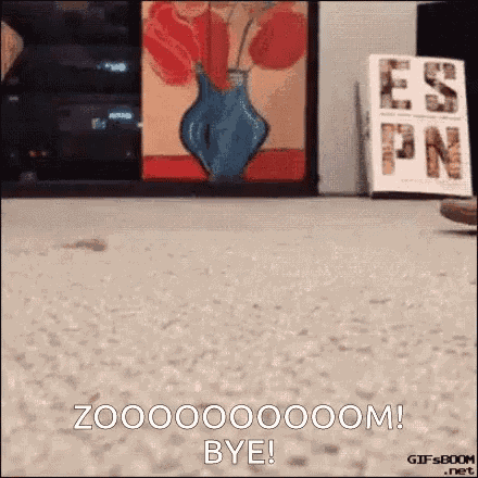 Run Away Bye GIF