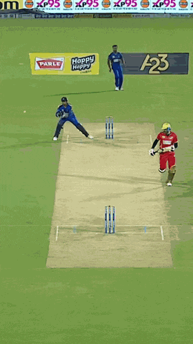 Run Out Cricket GIF