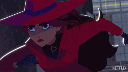 Running Carmen Sandiego GIF