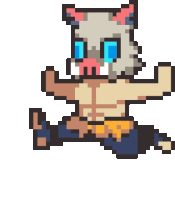 Running Inosuke Hashibara Sticker