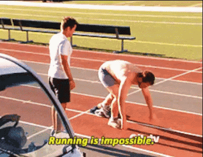 Running Is Impossible No More Running GIF